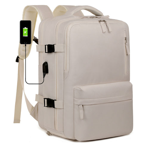 Multi-Compartment Rolling Travel Backpack Bowlift