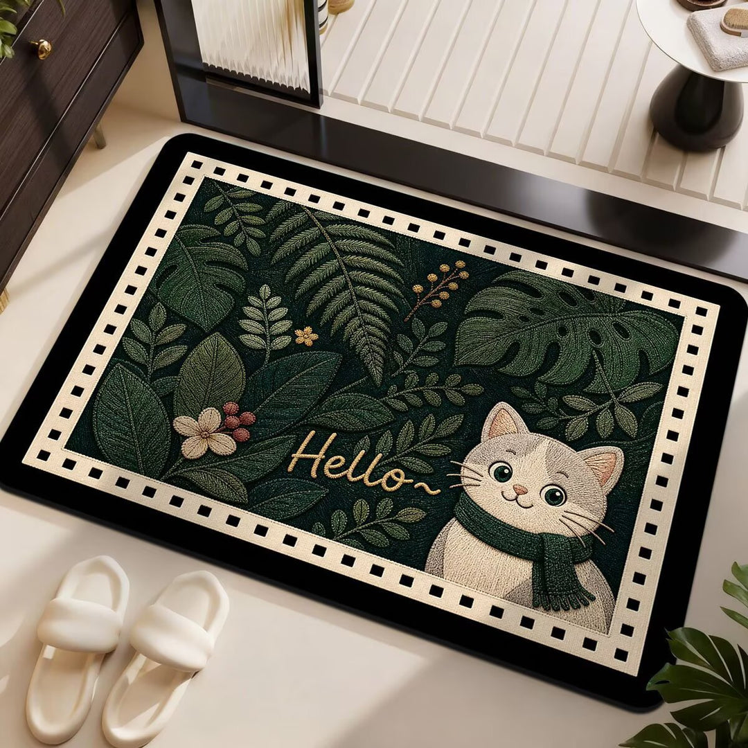 Cat-Themed Indoor Area Rug