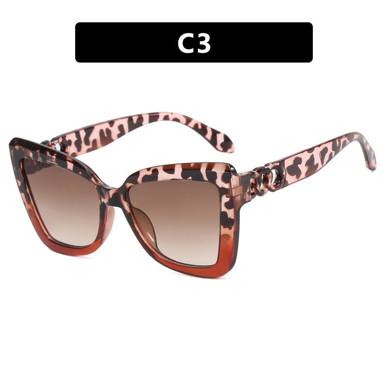 Women's trendy cat-eye sunglasses with sophisticated pattern Bowlift