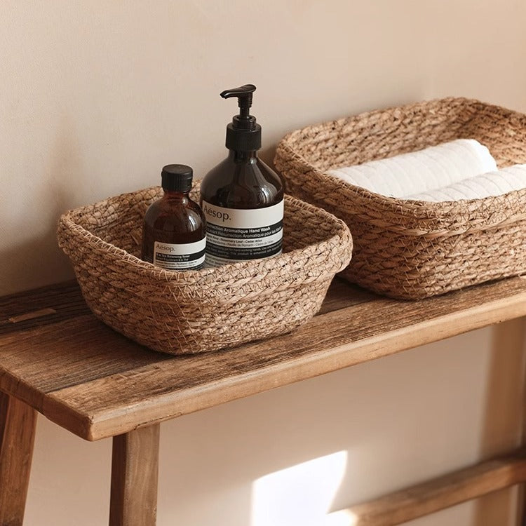 Handcrafted storage basket made of natural materials Bowlift