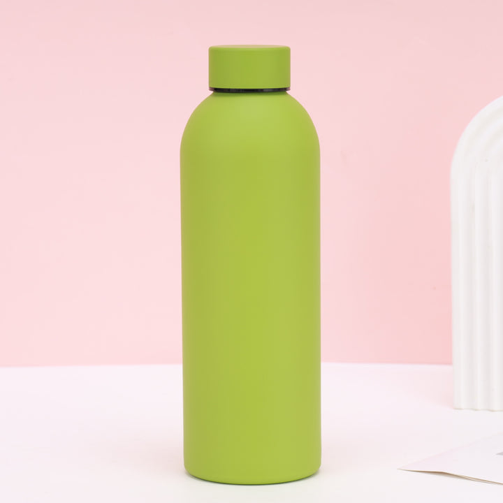 Unisex nan vacuum-insulated stainless steel drinking bottle with soft-touch surface and leak-proof screw cap Bowlift
