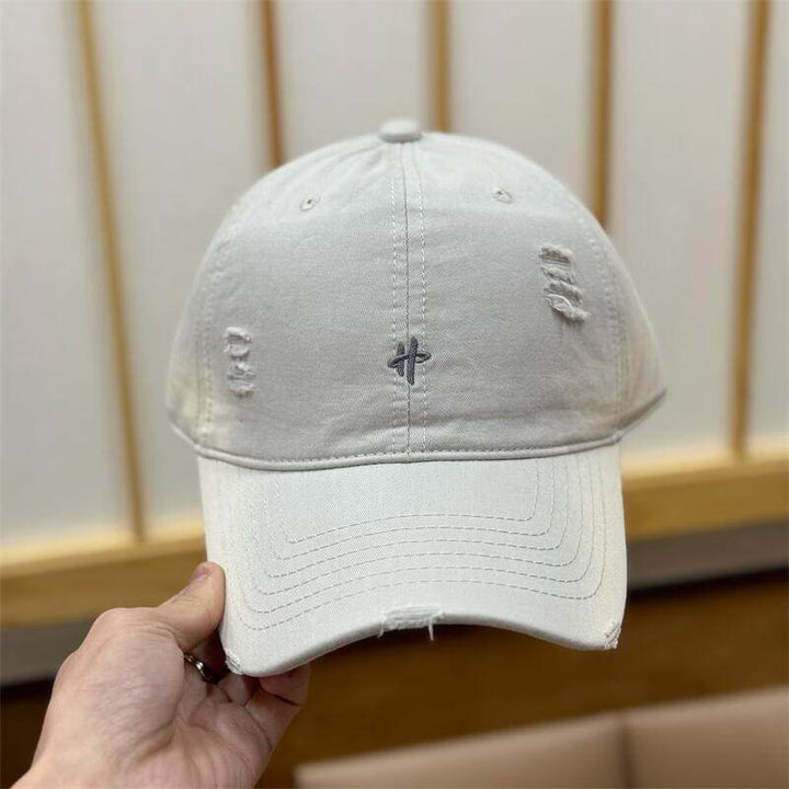 Women's Distressed Vintage Baseball Cap Bowlift