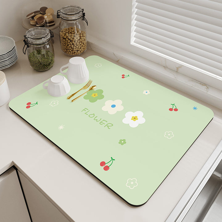 Decorative Kitchen Counter Mat Bowlift