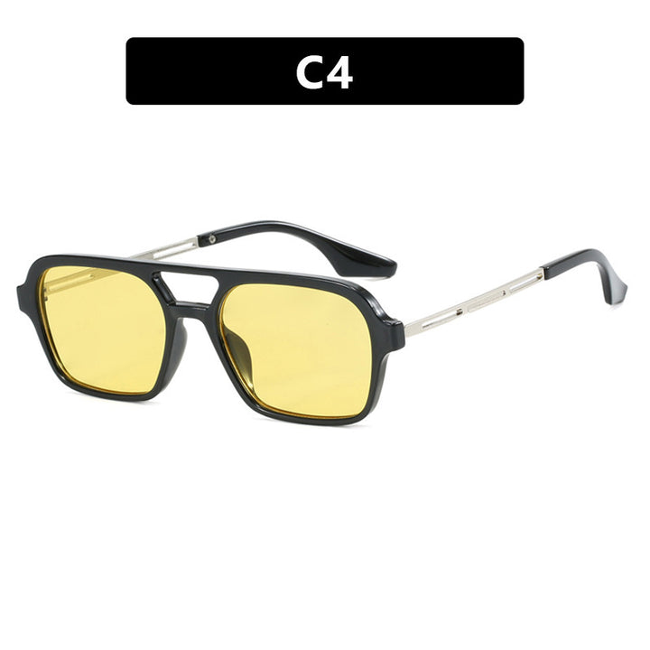 Women's striking square sunglasses with transparent frame Bowlift