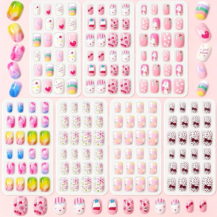 Creative Themed Press-On Nail Collection Bowlift