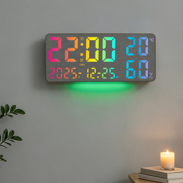 Digital Thermo-Hygrometer Alarm Clock Bowlift