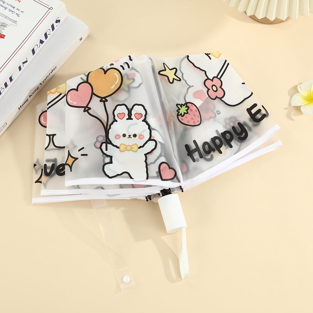 Women folding umbrella with cute animal design Bowlift