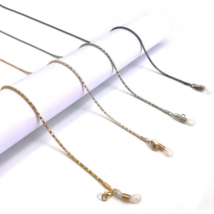 Minimalist Crystal-Detail Chain Anklet Bowlift