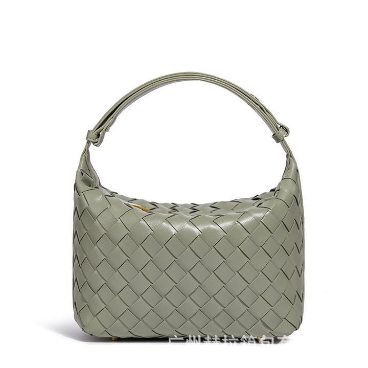 Handmade Woven Leather Mini Bag Bowlift