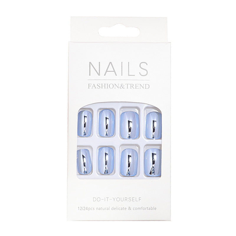 Premium Mirrored Finish Press-On Nails Bowlift