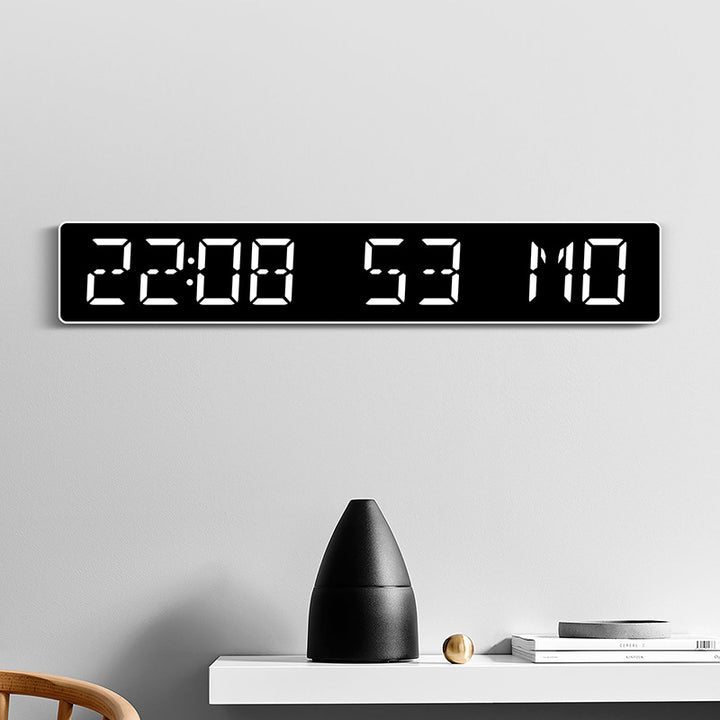 Digital wall clock with large LED display Bowlift