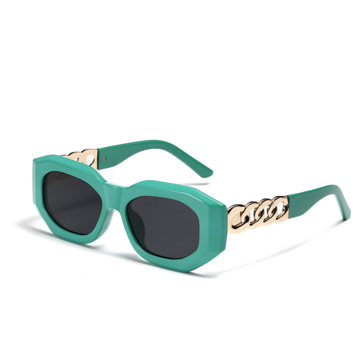 Ladies fashionable sunglasses with luxurious chain frame Bowlift