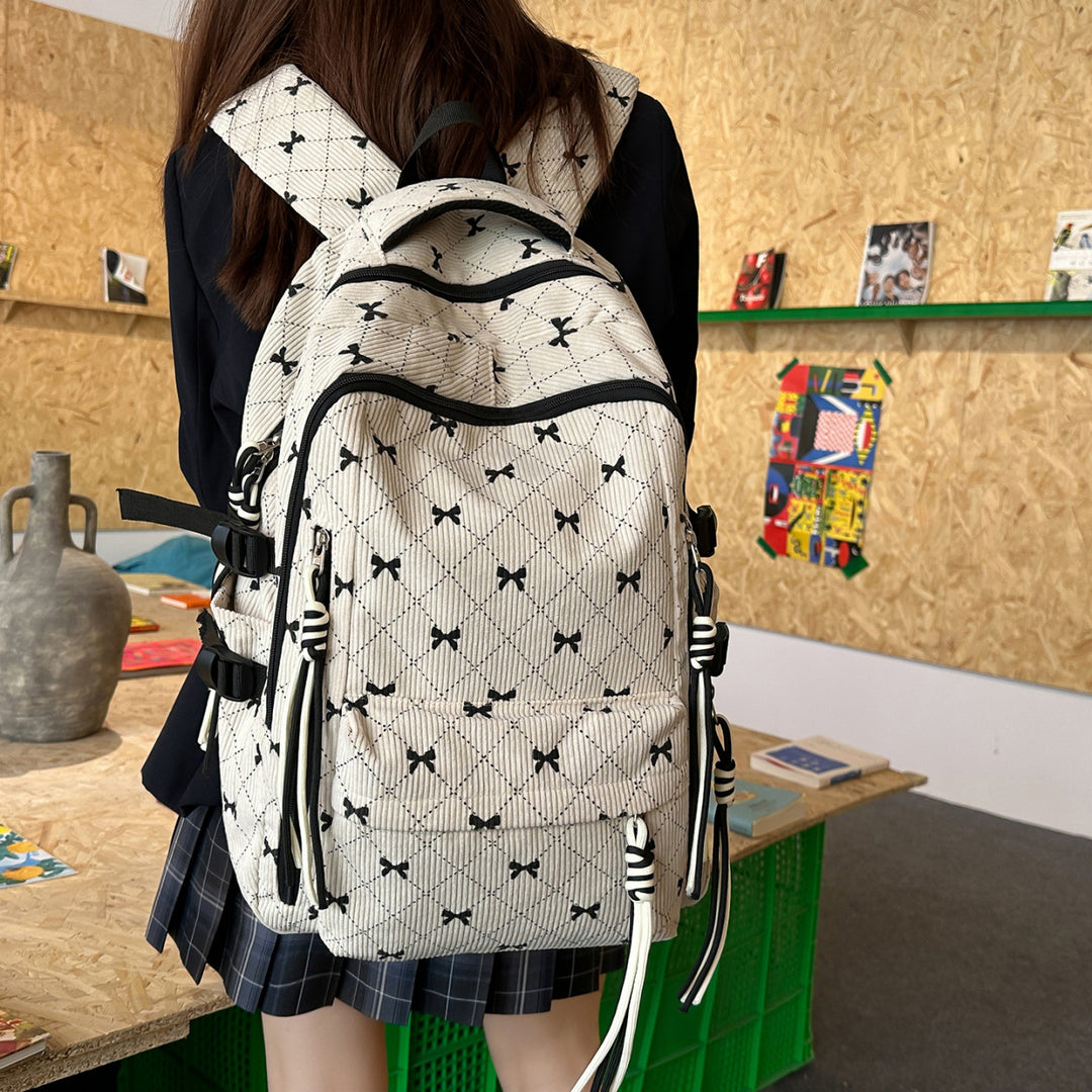 Stylish Quilted Backpack Bowlift
