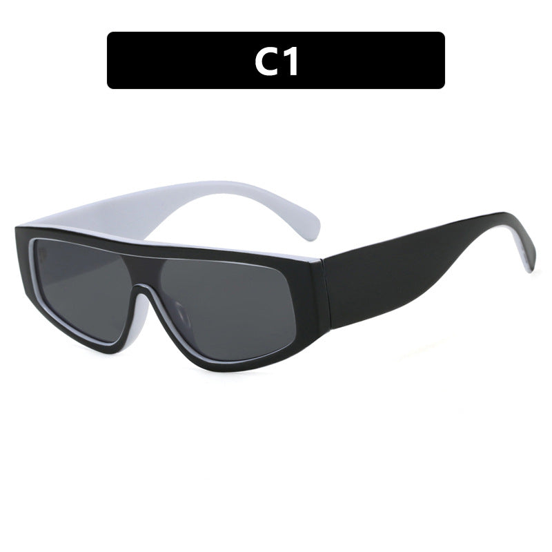Women's fashionable sports sunglasses with an innovative design and wide frame Bowlift