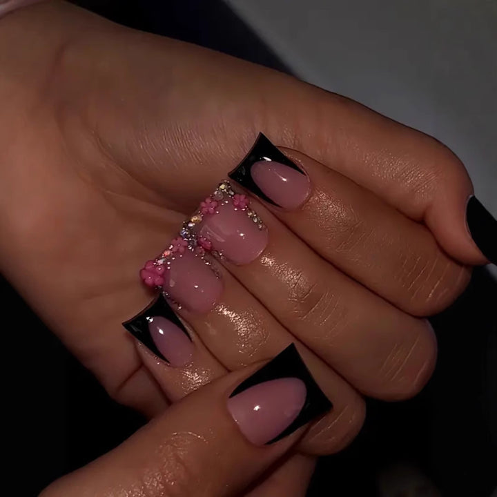 Glamorous Stiletto Nail Art Extensions Bowlift
