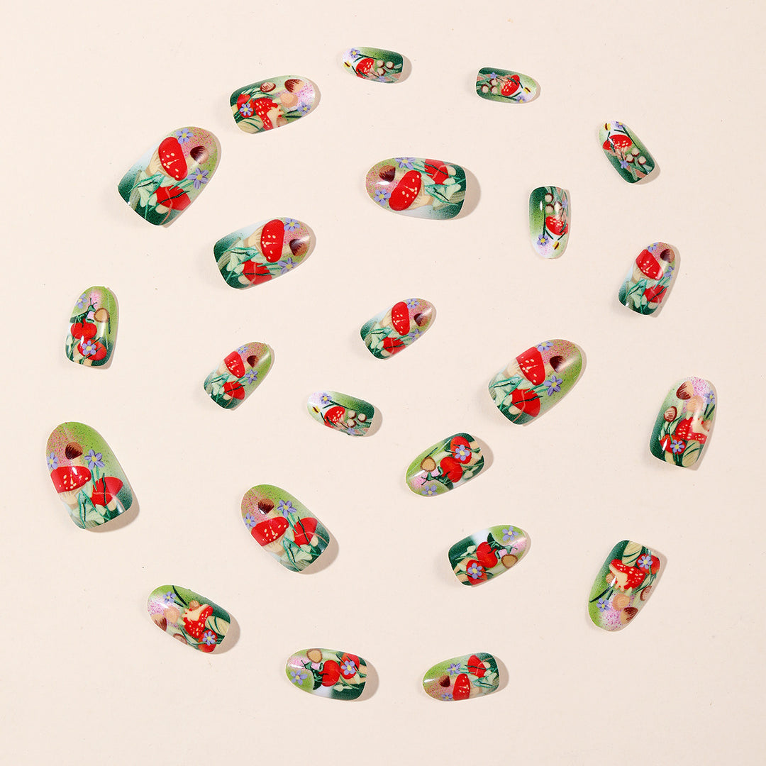 Floral Garden 3D Nail Art Extensions Bowlift