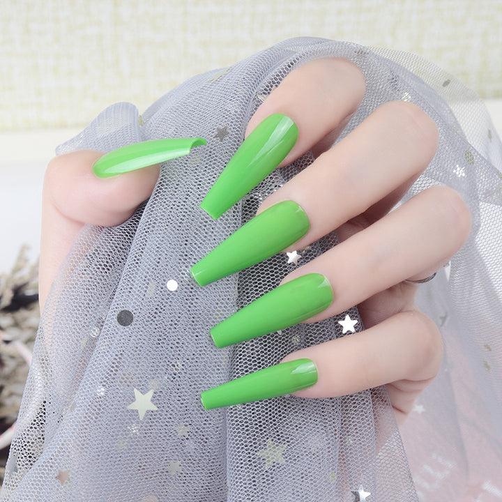 Vibrant Stiletto Press-On Nails Bowlift