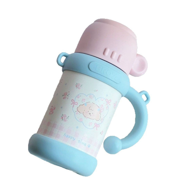 Ladies Insulated Floral Pattern Thermos Bottle Bowlift