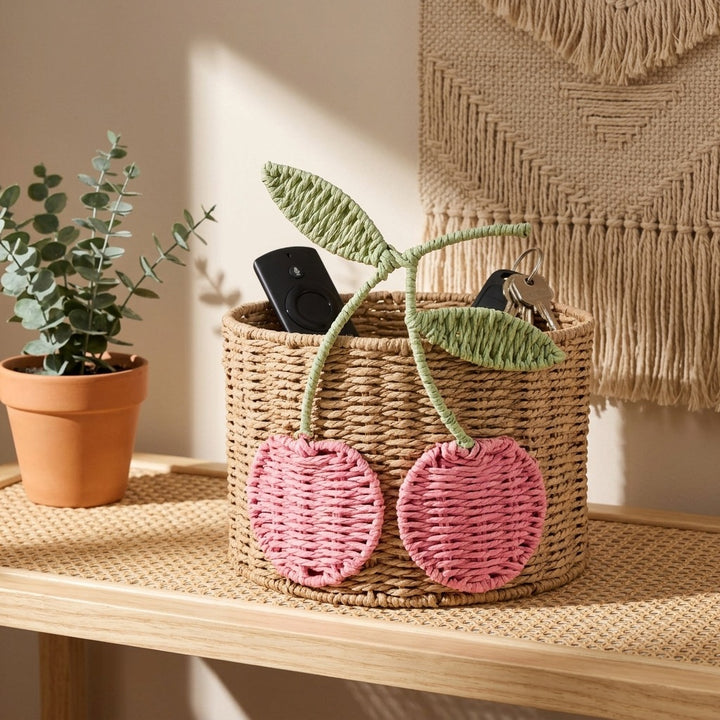 Playful storage basket with fruit design Bowlift