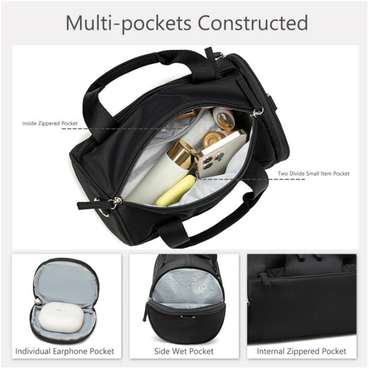 Sporty shoulder bag with insulated compartment Bowlift