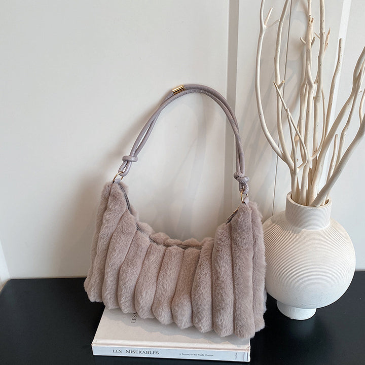 WoPlush Texture Evening Handbag Bowlift