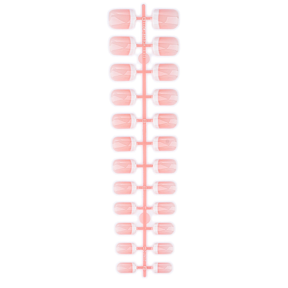 Premium French Tip Press-On Nails Bowlift