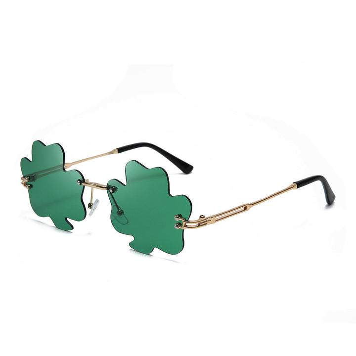 Festival-Themed Shamrock Sunglasses Bowlift