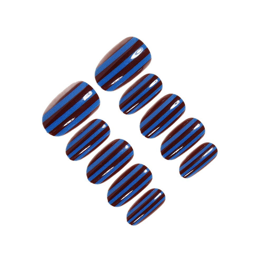 Stylish Striped Nail Wraps Bowlift