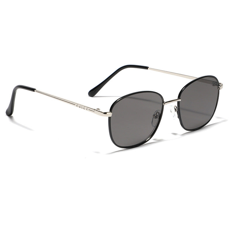 Ladies stylish square sunglasses with elegant metal frame Bowlift