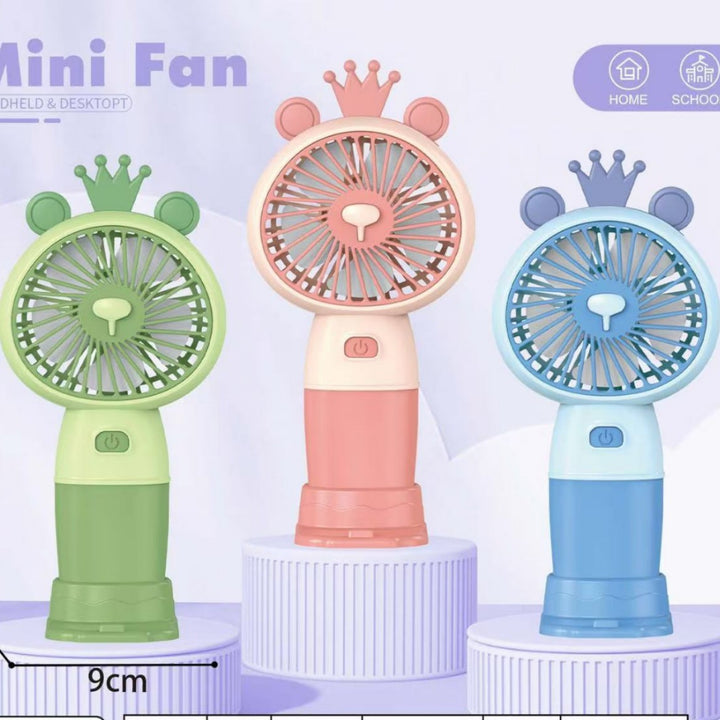 Unisex Handheld Fan with flexible design and integrated USB charging function Bowlift