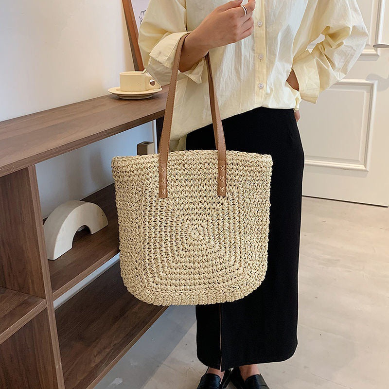 Handmade wicker tote bag Bowlift
