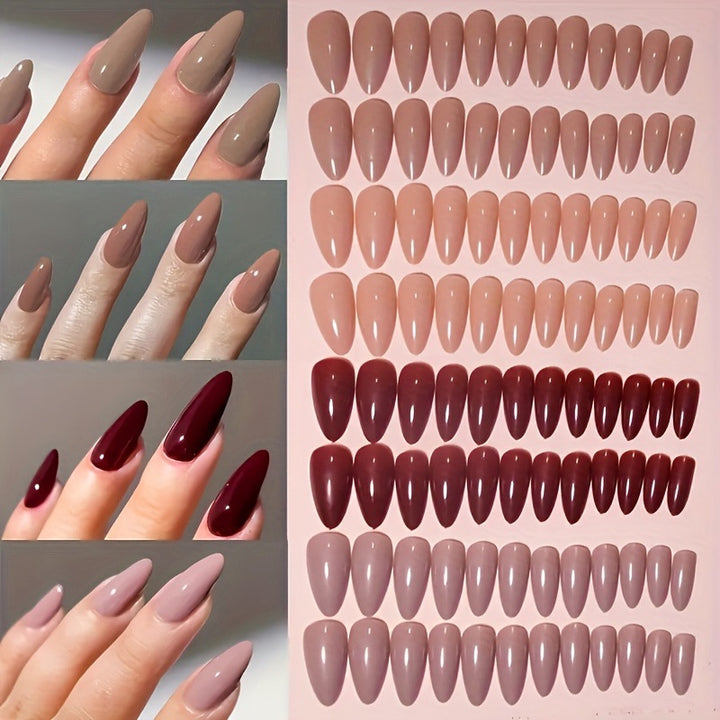 Premium Stiletto Press-On Nail Set Bowlift