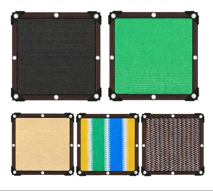 heavy duty sunshade mesh tarp with reinforced edges and metal grommets Bowlift