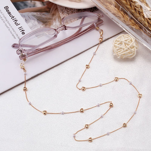 Heart Pendant Eyewear Chain Bowlift