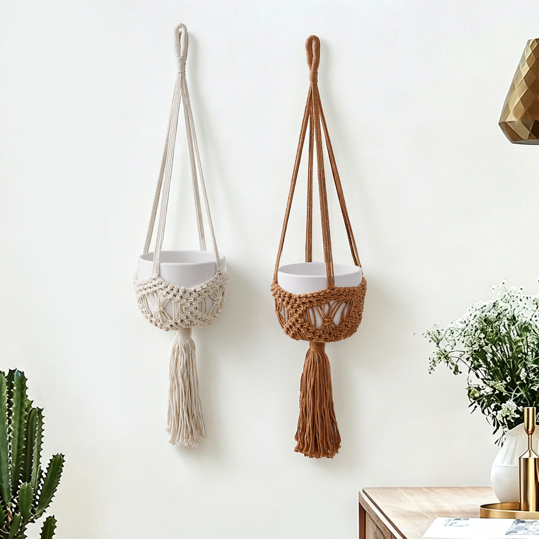 Stylish Macramé Hanging Planter