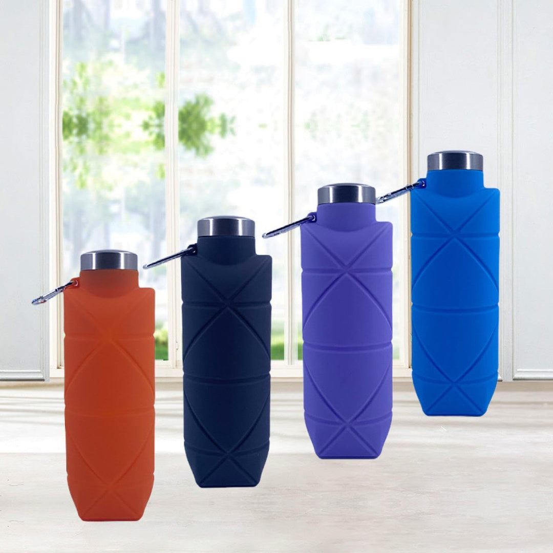 Women collapsible silicone drink bottle Bowlift