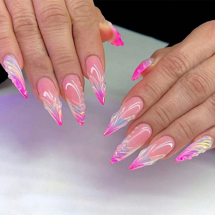 Artful Nail Tips in Modern Design Bowlift
