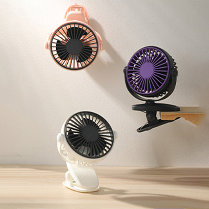 Clip-On Versatile Desk Fan Bowlift