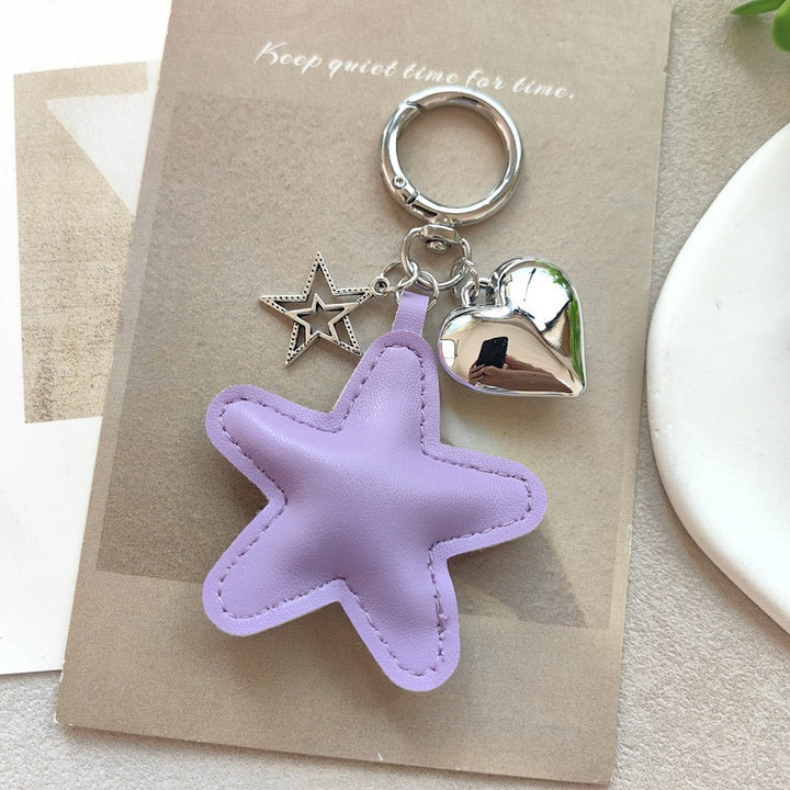 Keychain with star and heart design Bowlift
