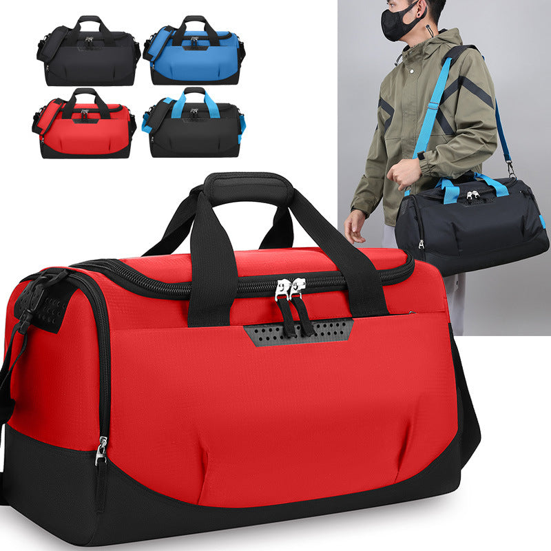 Sporty travel bag with ergonomic carrying system and innovative compartments Bowlift