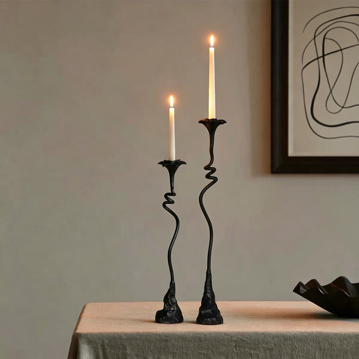 Sculptural Decorative Candle Holders