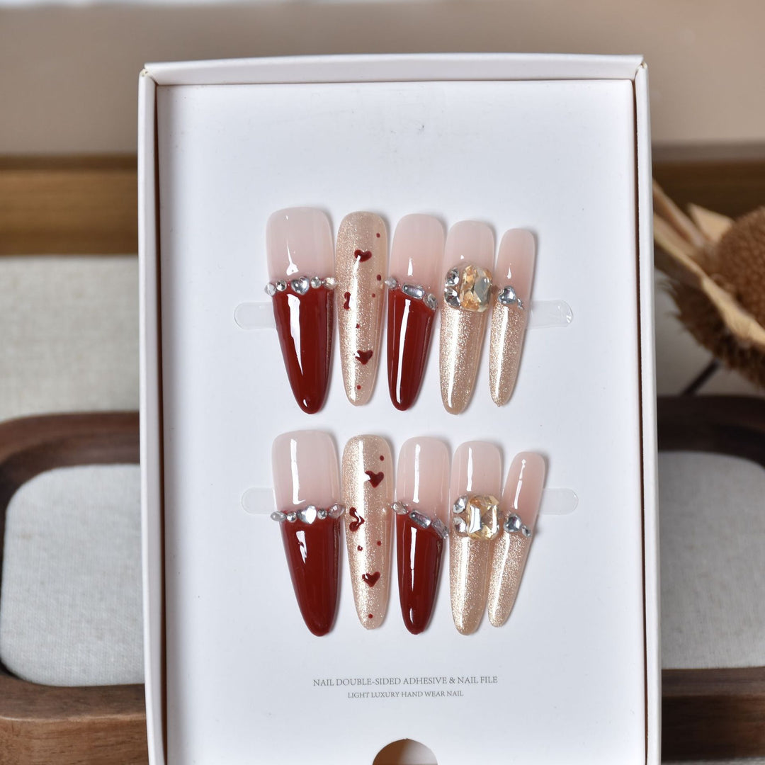 Glamorous Themed 3D Nail Art Extensions Bowlift