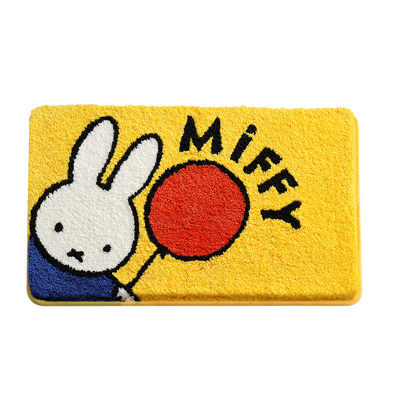 Cute Cartoon Bunny Bath Mat Bowlift