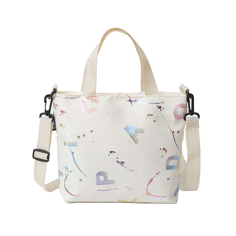 WoArtistic Patterned Mini Tote Bag Bowlift