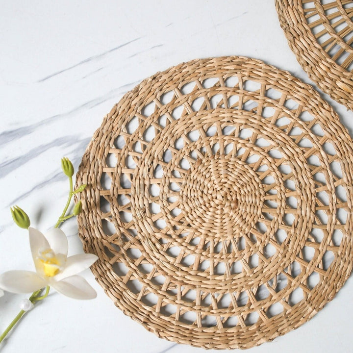 Handcrafted Woven Decorative Placemats Bowlift