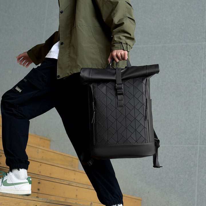 Roll-Top Waterproof Backpack Bowlift
