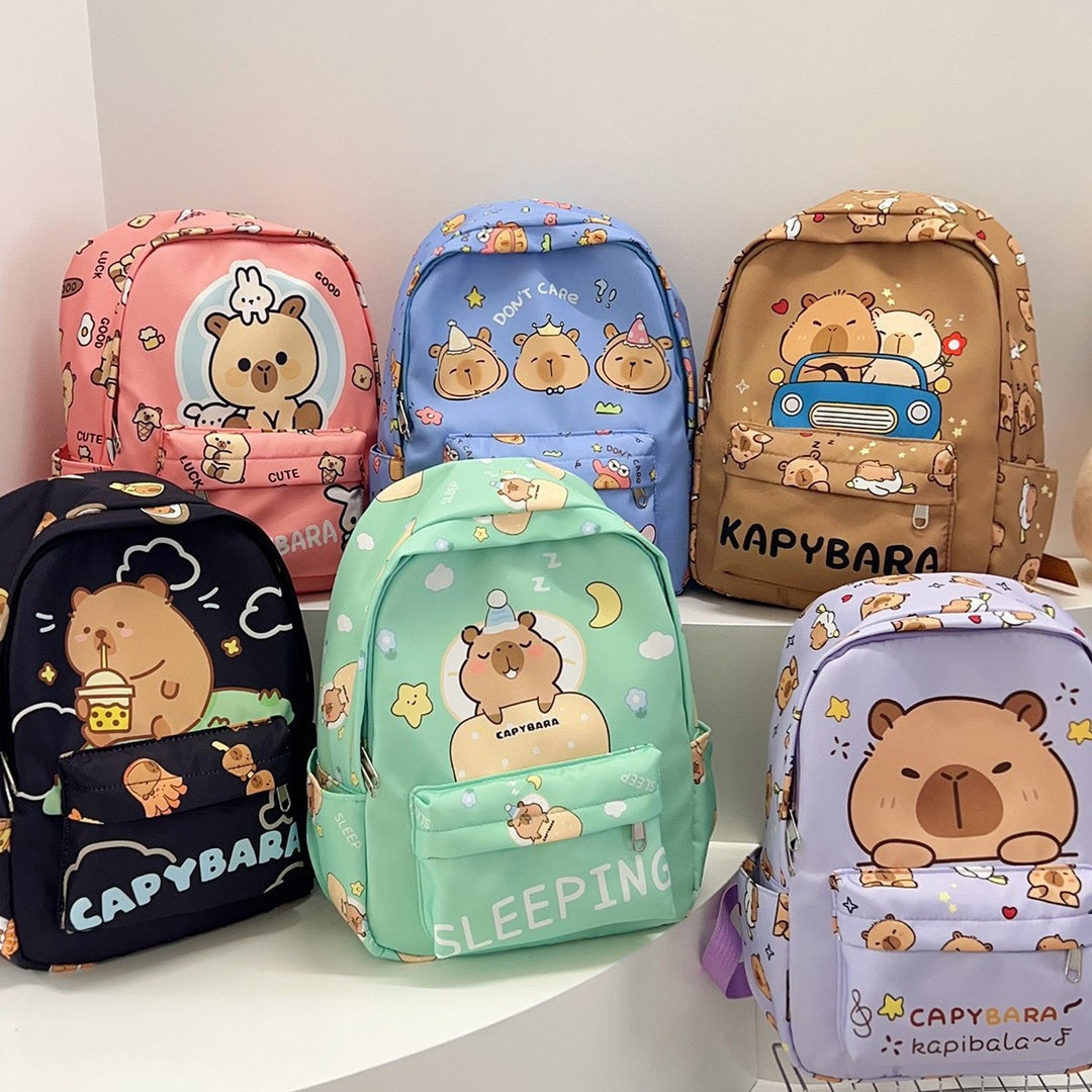 Cute Cartoon-Themed Backpack Bowlift