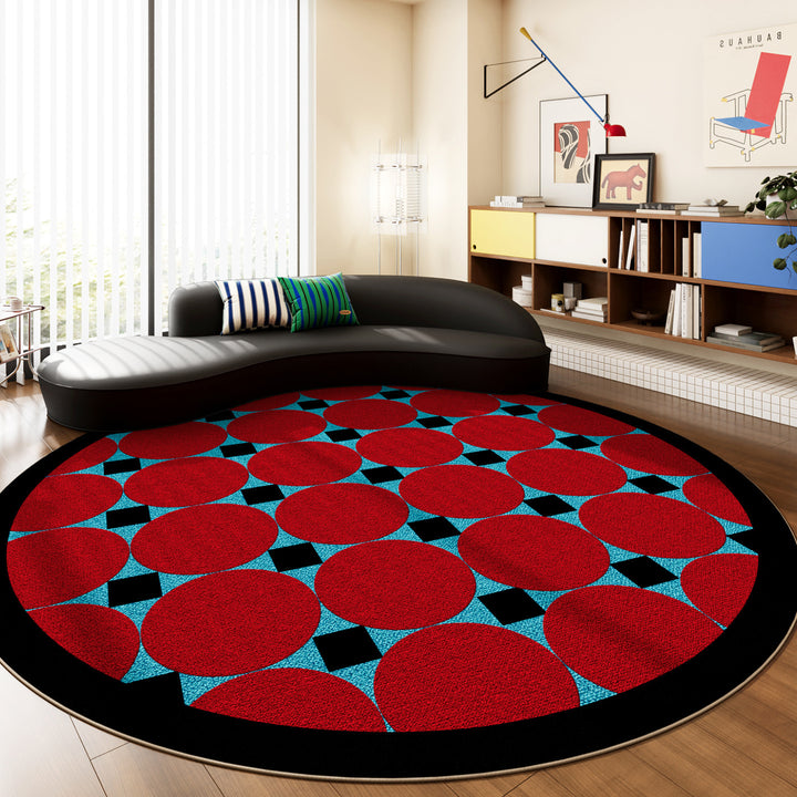 Circular Woven Area Rug