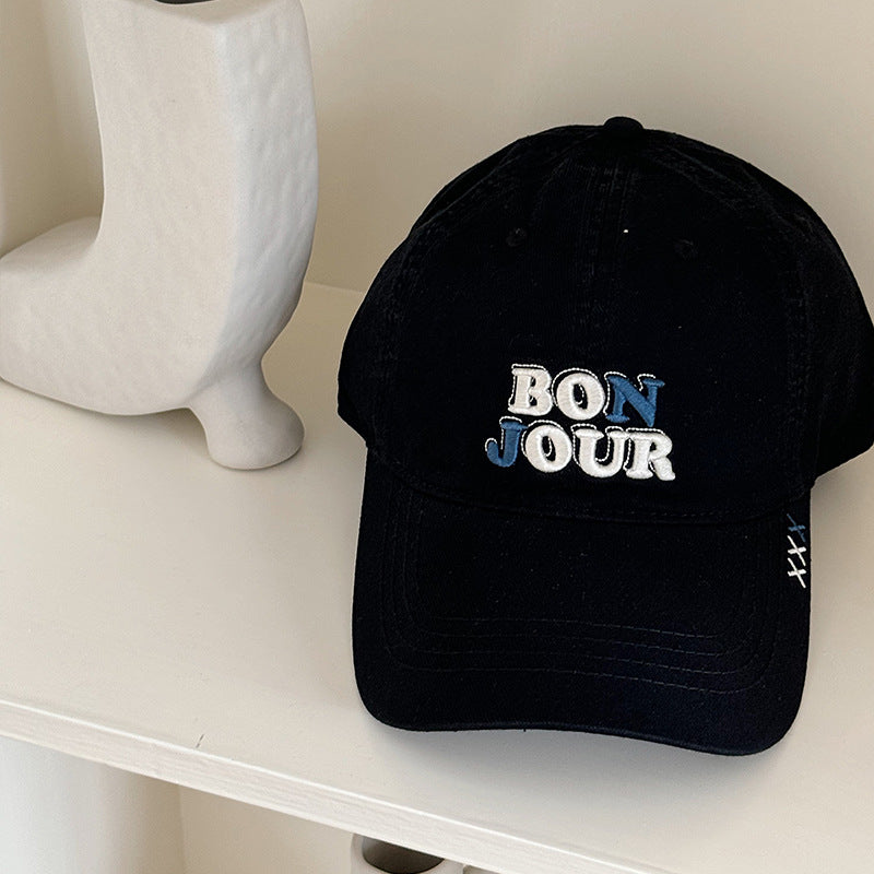 Men's Casual Cotton Embroidered Baseball Cap Bowlift