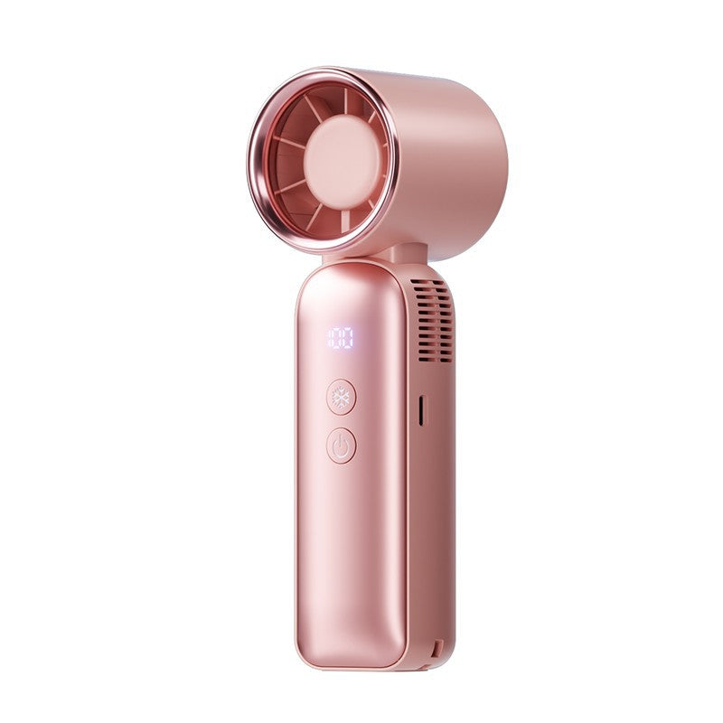 Women's portable fan with digital temperature display Bowlift